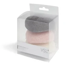 Gifi Beauté^Lot de 3 éponges konjac coeur - 3 modèles