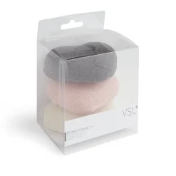 Gifi Beauté^Lot de 3 éponges konjac coeur - 3 modèles
