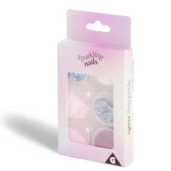 Gifi Beauté^Lot de 6 pots de strass autocollants pour ongles