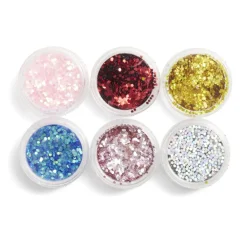Gifi Beauté^Lot de 6 pots de strass autocollants pour ongles