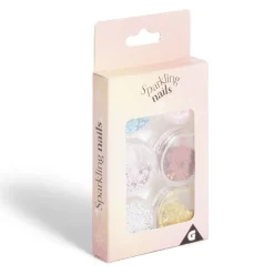 Gifi Beauté^Lot de 6 pots de strass autocollants pour ongles