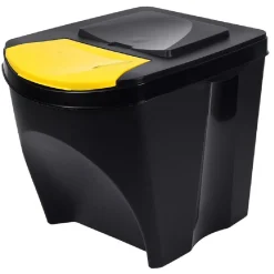 Gifi Nettoyage Et Entretien|Lot de 3 poubelles de tri 25L
