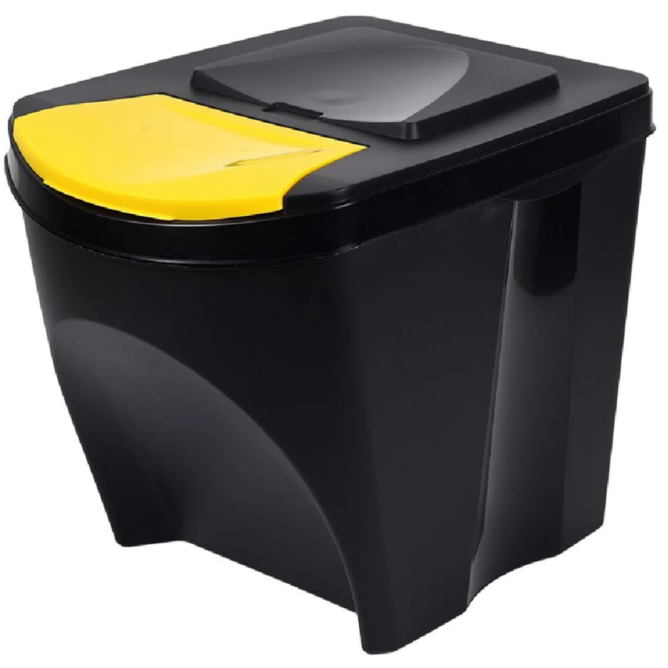 Gifi Nettoyage Et Entretien|Lot de 3 poubelles de tri 25L