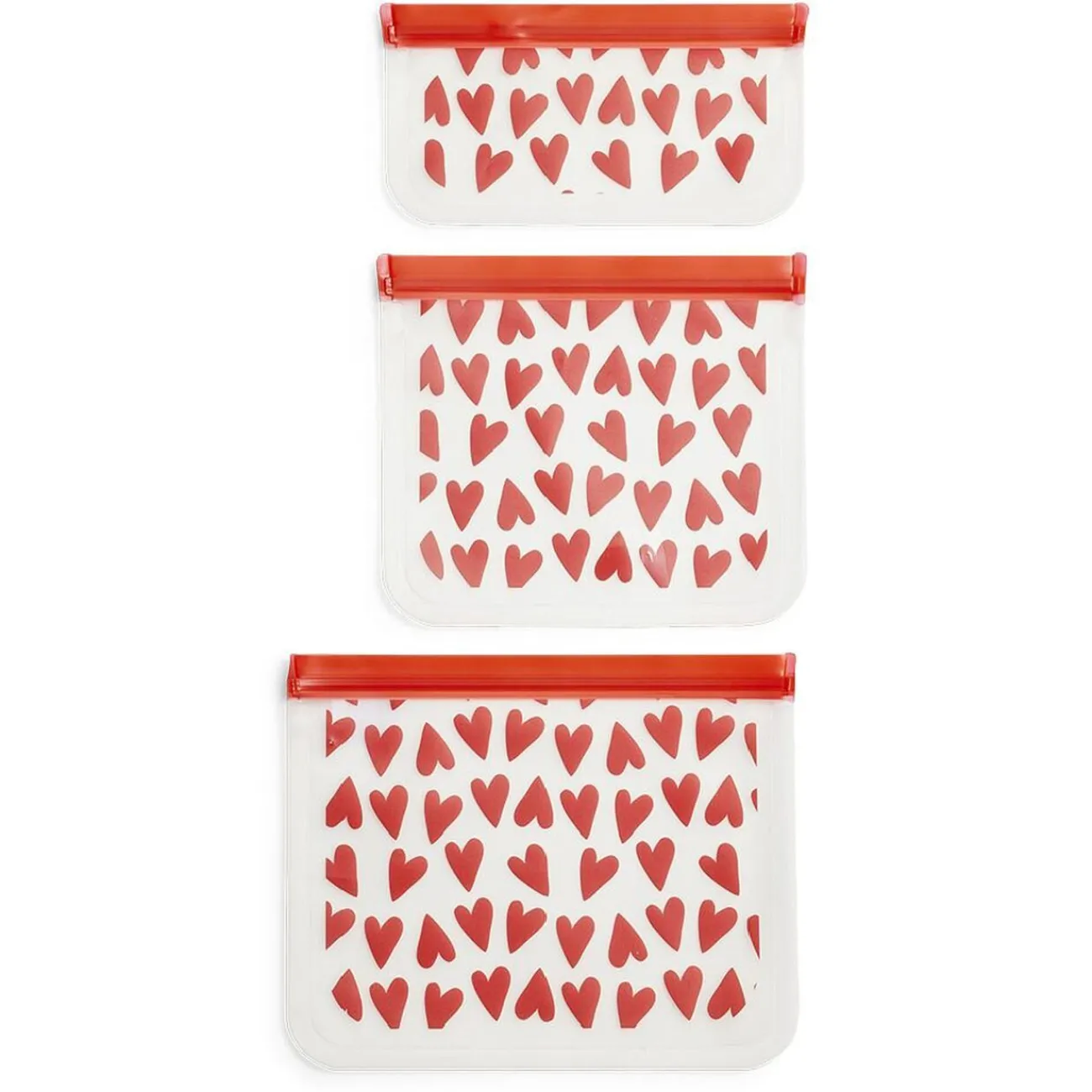 Gifi Lot de 3 sacs alimentaires en plastique - 3 modèles