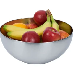 Gifi Lot de 3 saladiers en inox Ø18,7/23,6/28,5cm