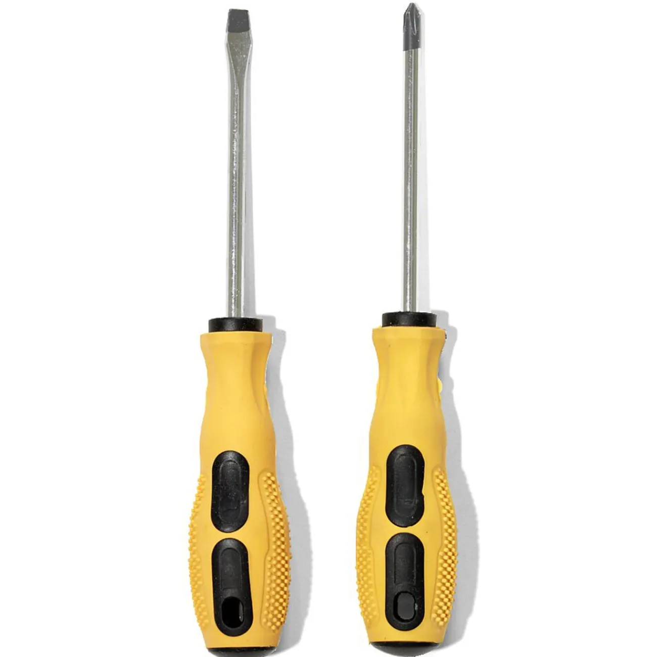 Gifi Outils Bricolage^Lot de 2 tournevis noirs et jaunes
