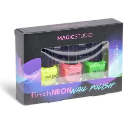 Gifi Beauté^Lot de 3 vernis flash néon Magic Studio