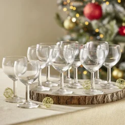 Gifi Lot de 10 verres à ballon transparents 19cl