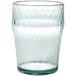 Gifi Lot de 4 verres bas en plastique effet martelé