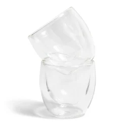 Gifi Lot de 2 verres double paroi 80ml
