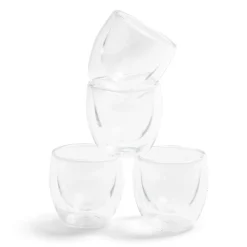 Gifi Lot de 2 verres double paroi 80ml