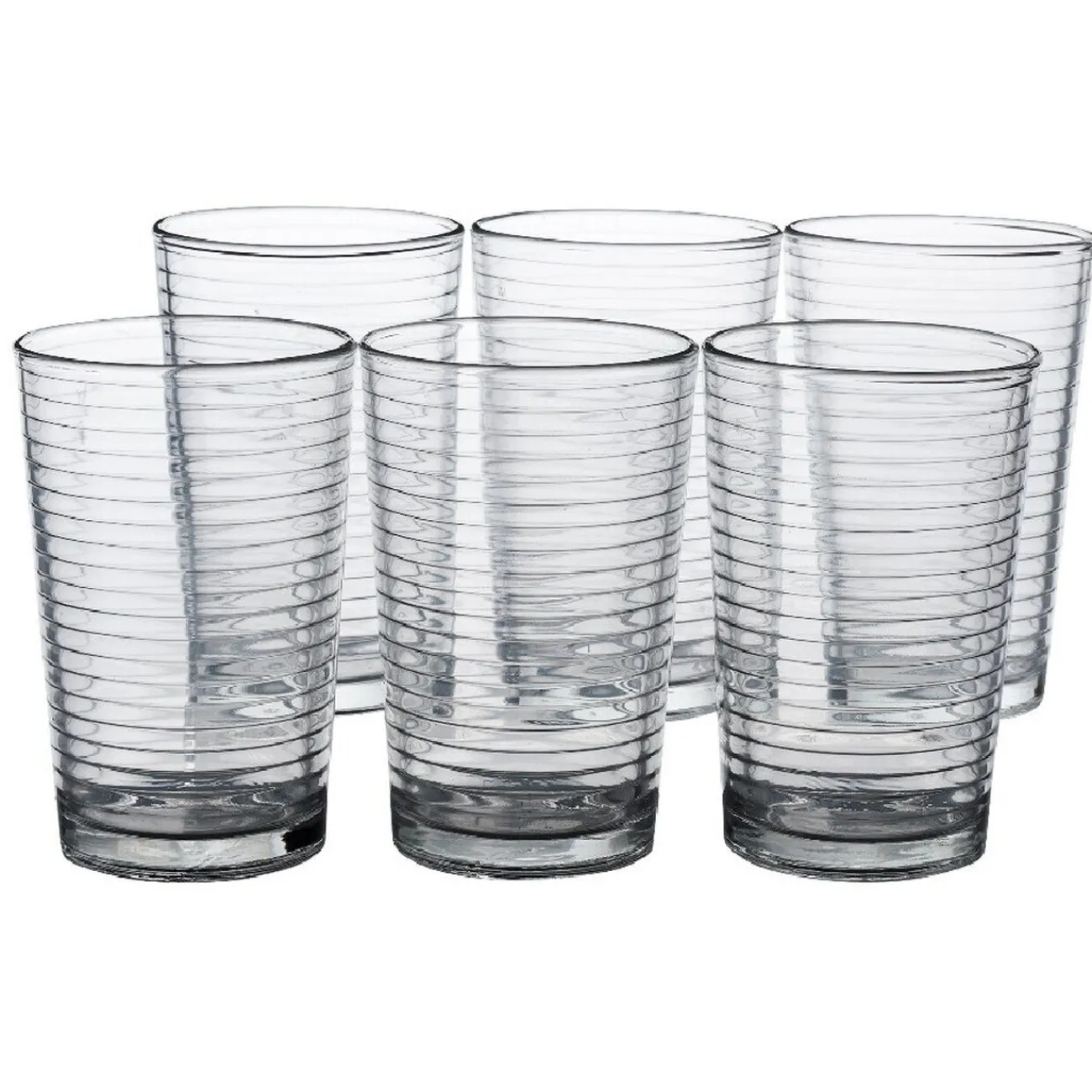 Gifi Lot de 10 verres incolore