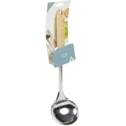 Gifi Louche en inox avec manche en bois