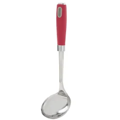 Gifi Louche en inox manche en polypropylène rouge