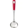 Gifi Louche inox manche en polypropylène rouge