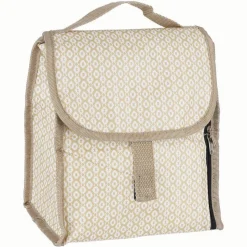 Gifi Lunch bag réfrigérant blanc écru motif macramé 2,3 L