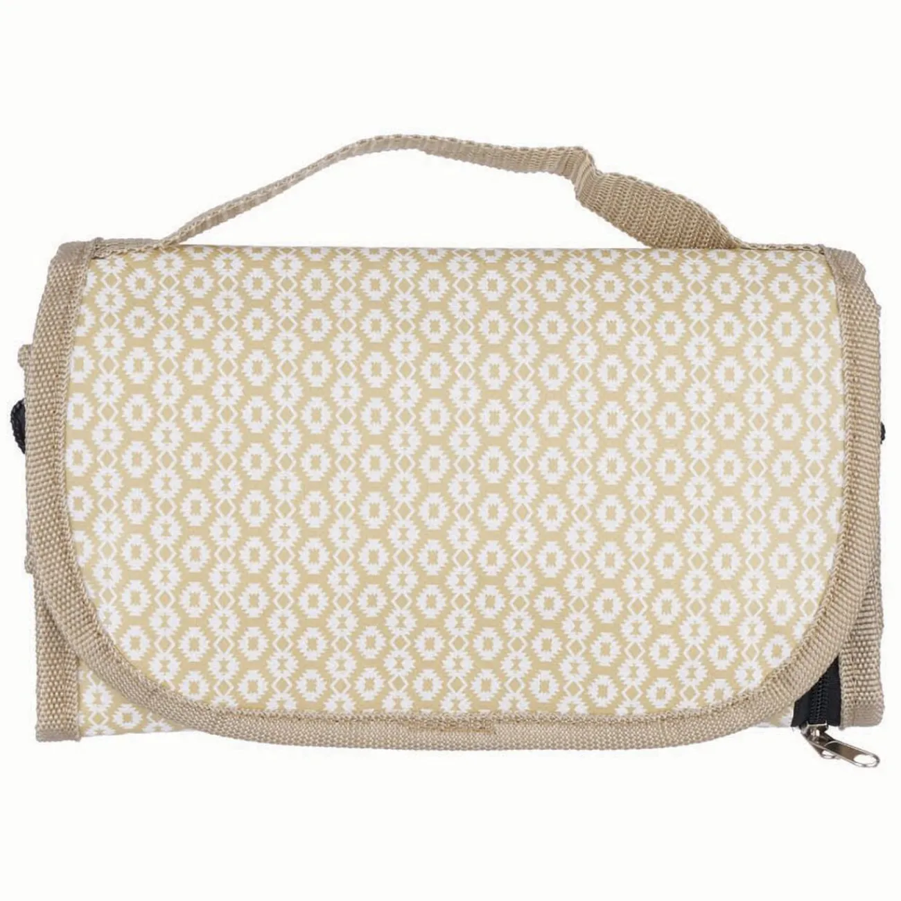 Gifi Lunch bag réfrigérant blanc écru motif macramé 2,3 L