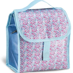 Gifi Lunch bag réfrigérant bleu et rose motif baies sauvages