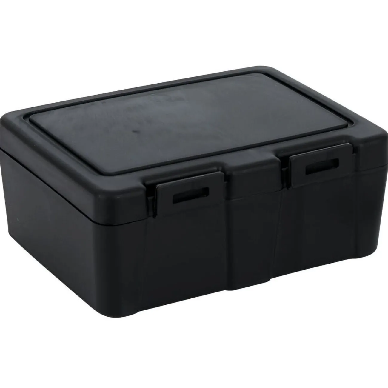 Gifi Lunch box à 2 compartiments - Boîte alimentaire en plastique noir 1L