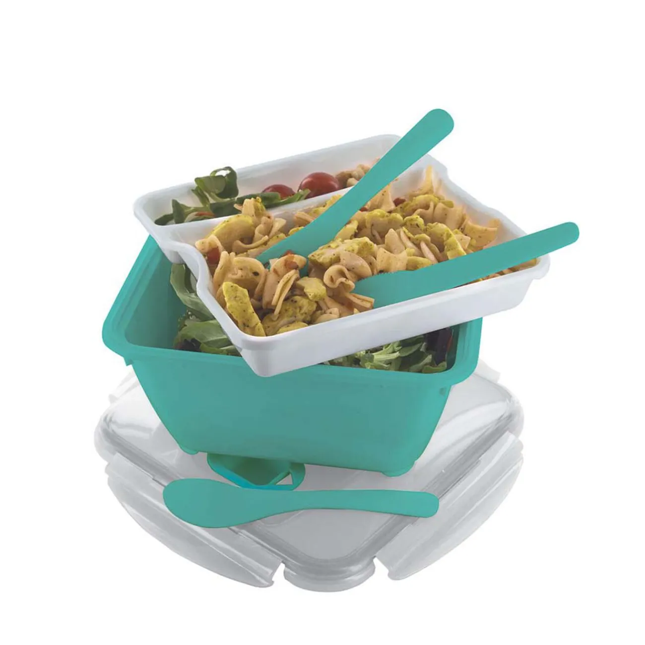 Gifi Lunch box compartimentée avec couverts