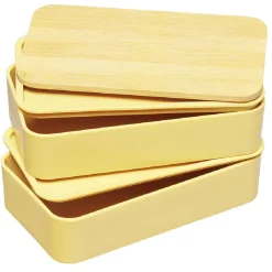 Gifi Lunch box couvercle bambou x2