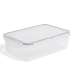 Gifi Lunch box 1,7L boîte alimentaire en plastique avec couvercle à clips