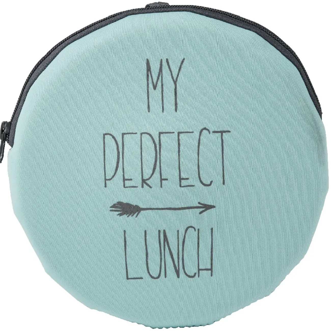 Gifi Lunch box ronde "My perfect lunch" bleu