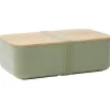Gifi Lunchbox en plastique avec couvercle bambou +sangle silicone 900 ml
