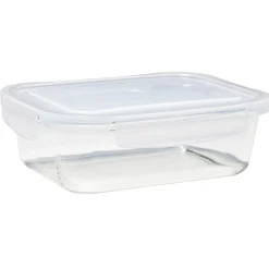 Gifi Lunchbox en verre x2 avec couvercle 640ml et 1,05L
