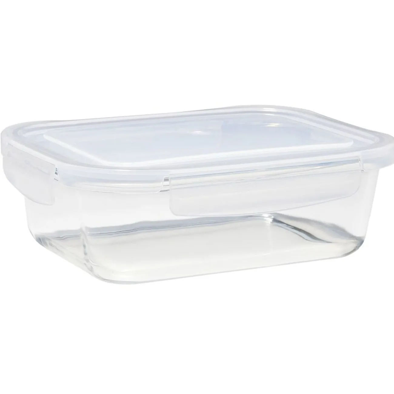 Gifi Lunchbox en verre x2 avec couvercle 640ml et 1,05L