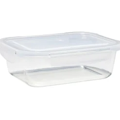 Gifi Lunchbox en verre x2 avec couvercle 1,05L et 1,5L