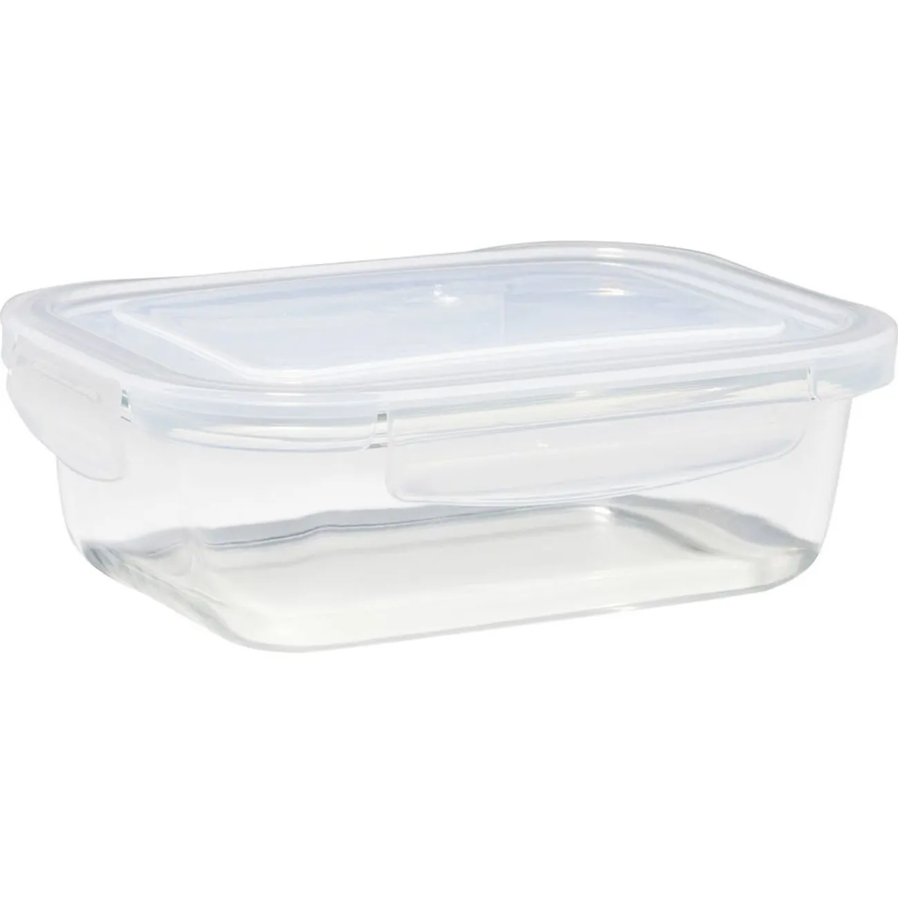 Gifi Lunchbox en verre x2 avec couvercle 1,05L et 1,5L