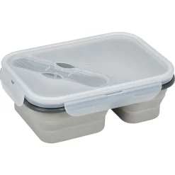 Gifi Lunchbox rétractable 2 compartiments avec couvercle 3 coloris