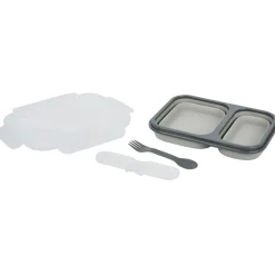 Gifi Lunchbox rétractable 2 compartiments avec couvercle 3 coloris