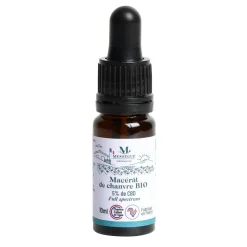Gifi Bien-Être^Macérât de chanvre Bio huileux 5% CBD Full Spectrum 10ml