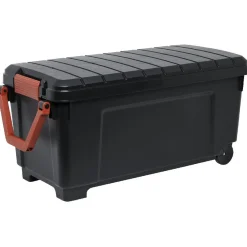 Gifi Rangement|Malle 170 L noir et rouge