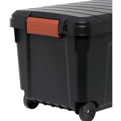 Gifi Rangement|Malle 170 L noir et rouge