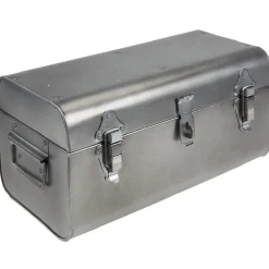 Gifi Rangement|Malle de rangement métal esprit vintage