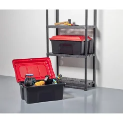 Gifi Rangement|Malle de rangement 38,5x58xH34cm plastique x2