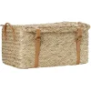 Gifi Rangement|Malle en jute naturelle avec sangles 52x31xH25 cm - TISSIA