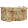 Gifi Rangement|Malle en jute naturelle avec sangles 43x24xH22 cm - TISSIA