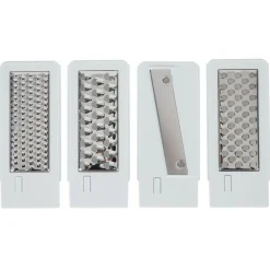 Gifi Mandoline multifonctions 5 en 1 en plastique et inox