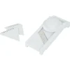 Gifi Mandoline multiusage 4 accessoires inox et plastique blanc
