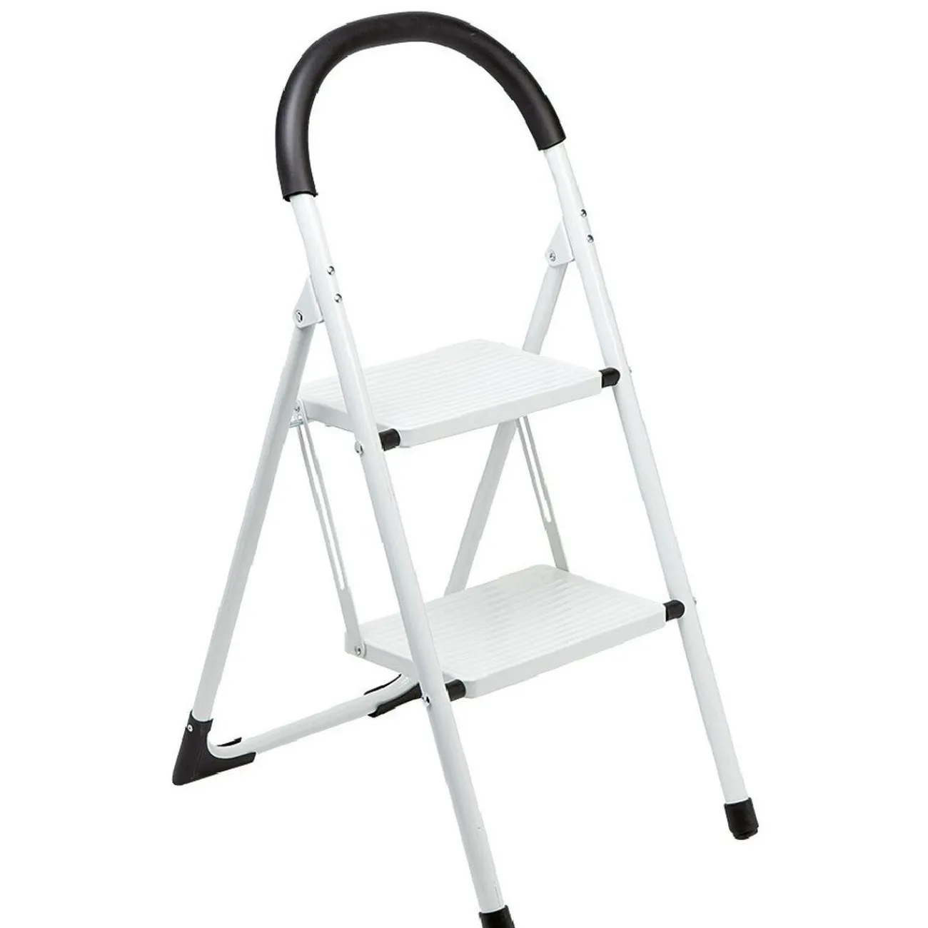 Gifi Aménagement Atelier^Marche pied gris et noir Profilex à 2 marches