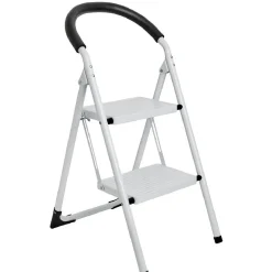 Gifi Aménagement Atelier^Marchepied pliant 2 marches blanc