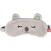 Gifi Beauté^Masque de nuit adulte Taille unique design koala gris et argenté 100% coton
