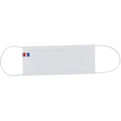 Gifi Bien-Être^Masque en tissu catégorie 1 Adulte coton Blanc Afnor 60 lavages
