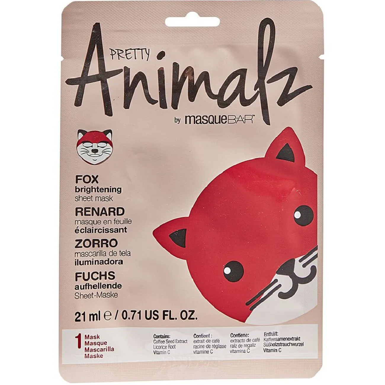 Gifi Beauté^Masque soin visage décor Renard 21ml