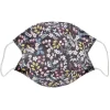 Gifi Bien-Être^Masque tissu catégorie 1 Adulte coton imprimé Fleurs Afnor 60 lavages