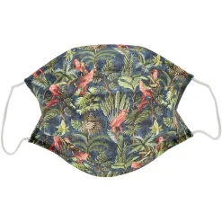 Gifi Bien-Être^Masque tissu catégorie 1 Adulte coton thème Tropical Afnor 60 lavages